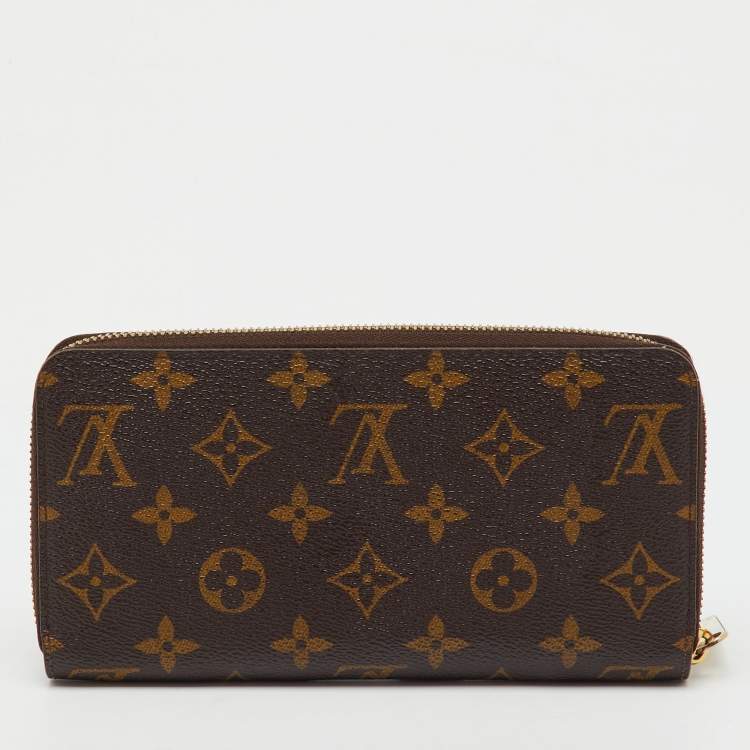 Pre Owned Louis Vuitton Monogram Canvas Zippy Wallet