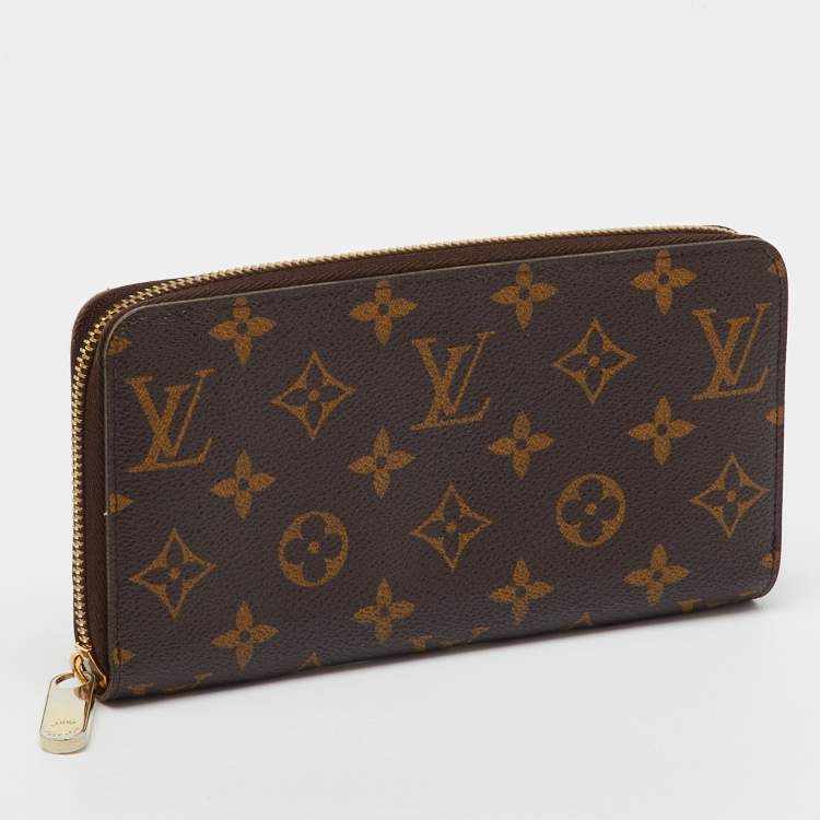 Pre Owned Louis Vuitton Monogram Canvas Zippy Wallet