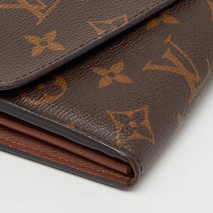 Pre Owned Louis Vuitton Monogram Canvas Sarah Wallet