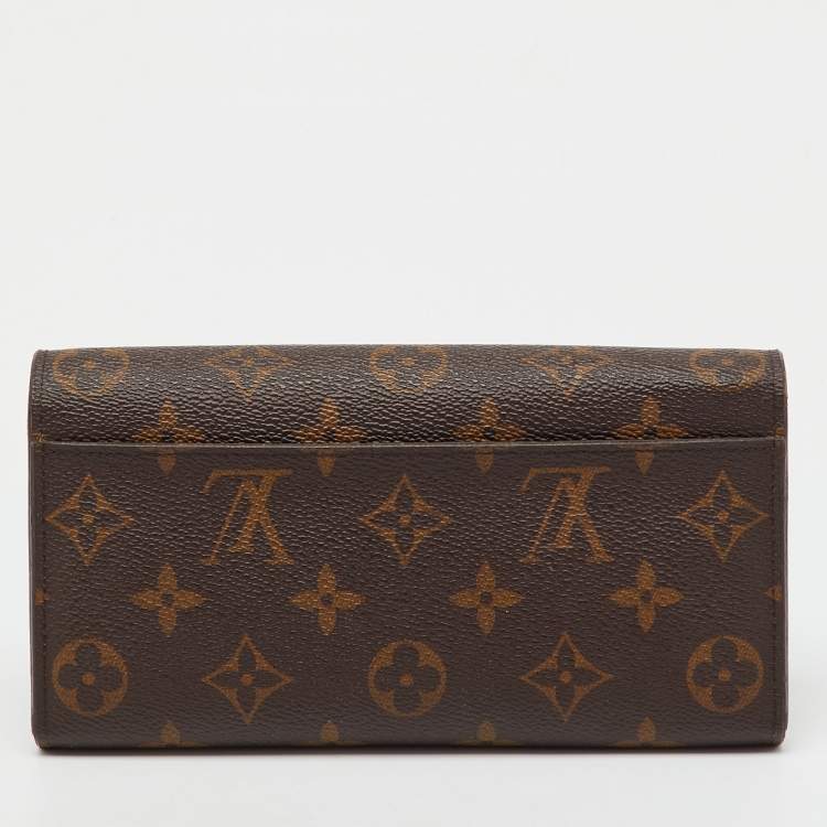 Pre Owned Louis Vuitton Monogram Canvas Sarah Wallet