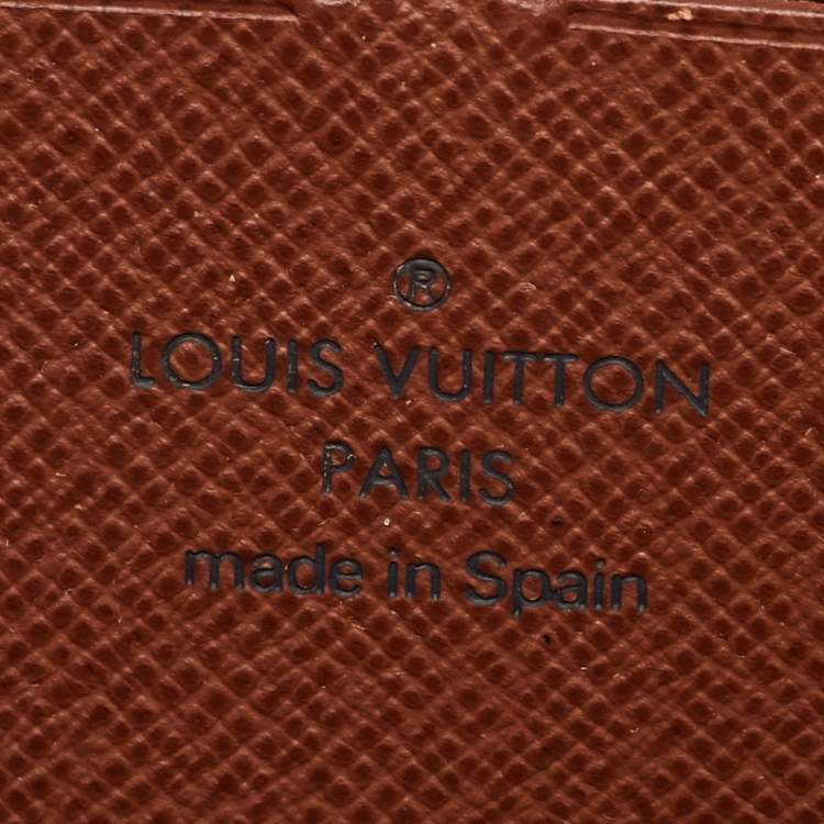 Pre Owned Louis Vuitton Monogram Canvas Zippy Wallet