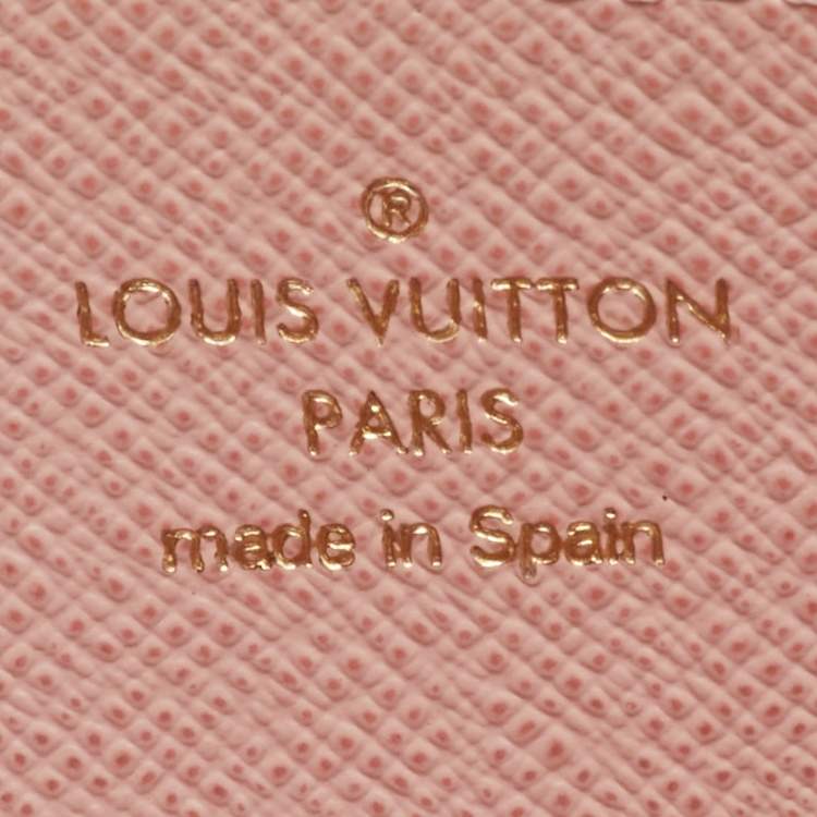 Pre Owned Louis Vuitton Damier Ebene Canvas Zippy Wallet
