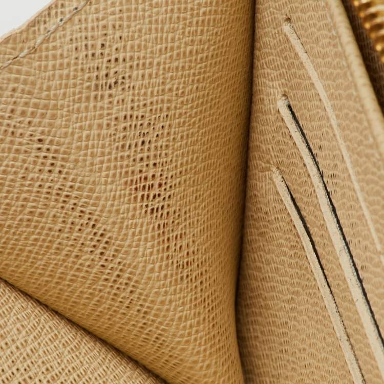 Pre Owned Louis Vuitton Damier Azur Canvas Zippy Organizer Wallet
