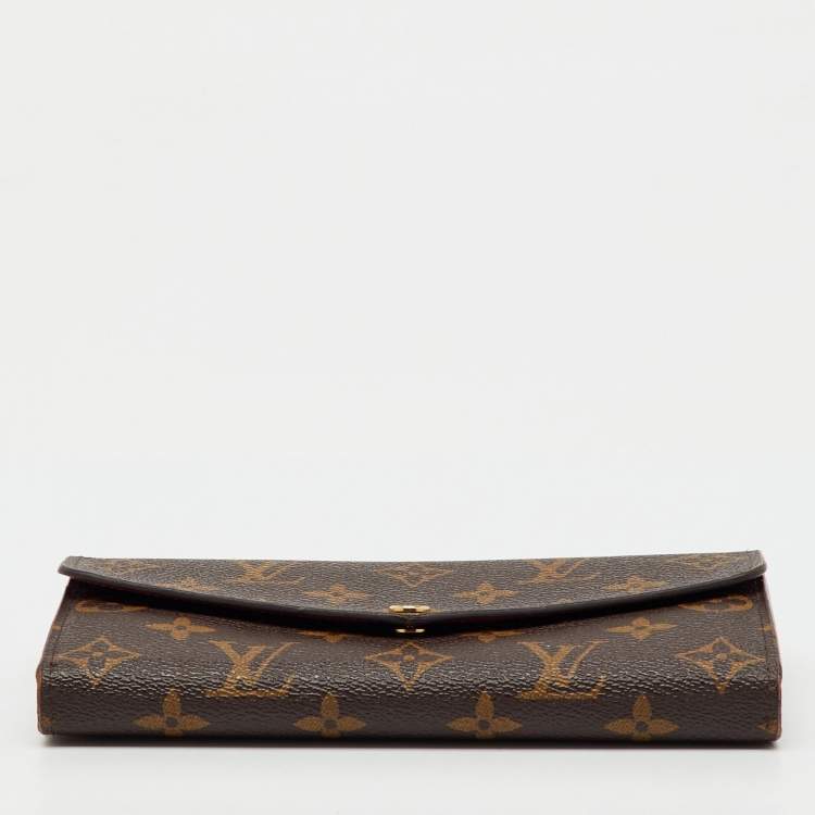 Pre Owned Louis Vuitton Monogram Canvas Sarah Wallet