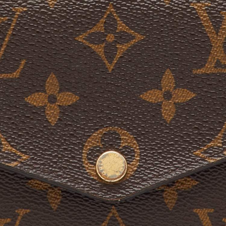 Pre Owned Louis Vuitton Monogram Canvas Sarah Wallet