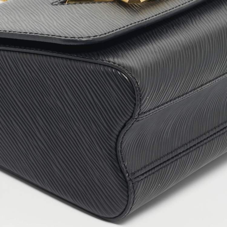 Pre Owned Louis Vuitton Black Epi Leather Twist MM Bag