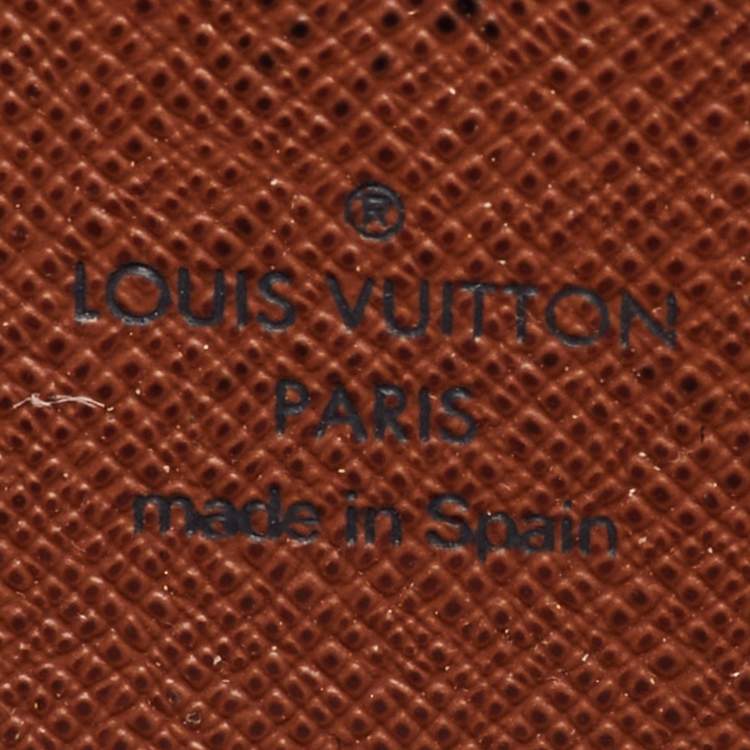 Pre Owned Louis Vuitton Monogram Canvas Zippy Wallet