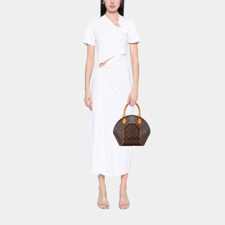 Pre Owned Louis Vuitton Brown Monogram Ellipse PM