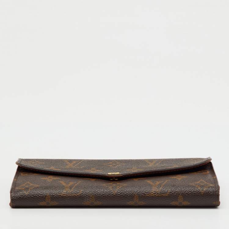 Pre Owned Louis Vuitton Monogram Canvas Sarah Wallet