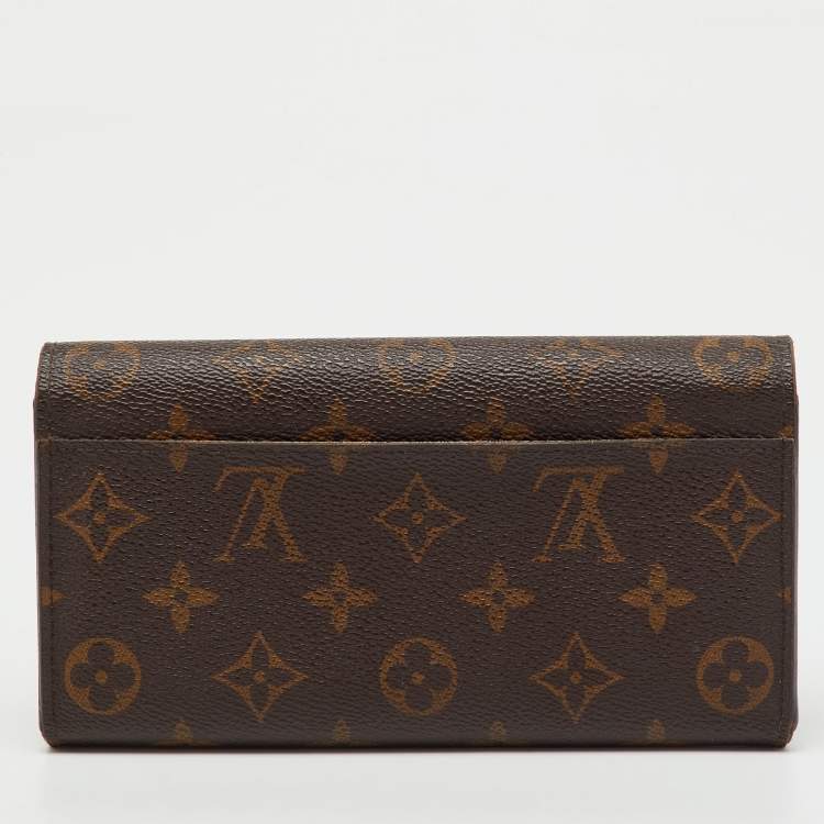 Pre Owned Louis Vuitton Monogram Canvas Sarah Wallet