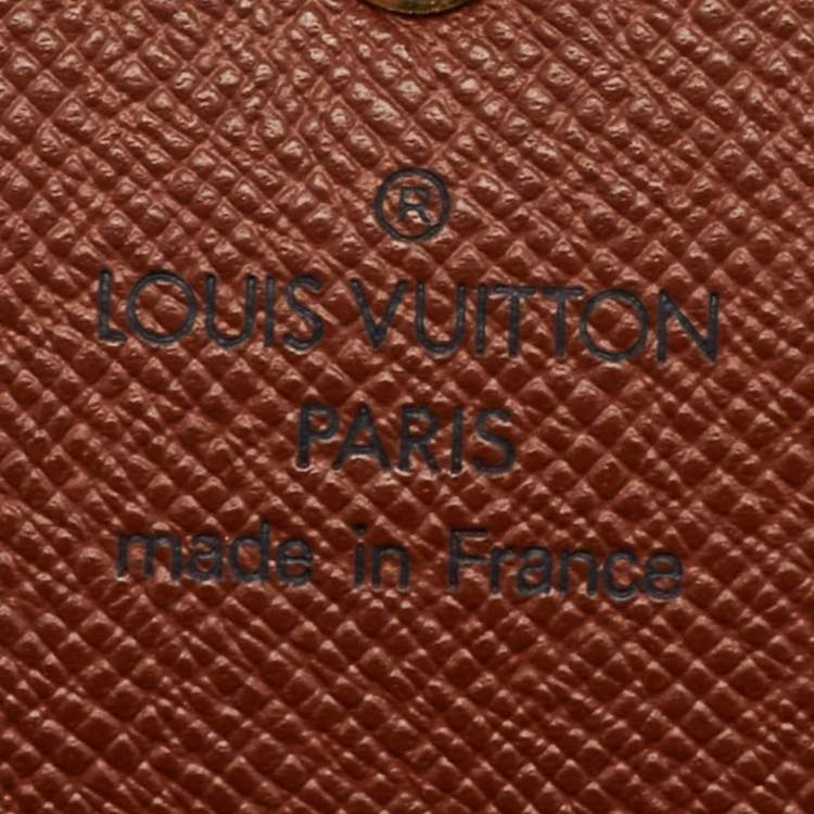 Pre Owned Louis Vuitton Monogram Canvas Sarah Long Wallet