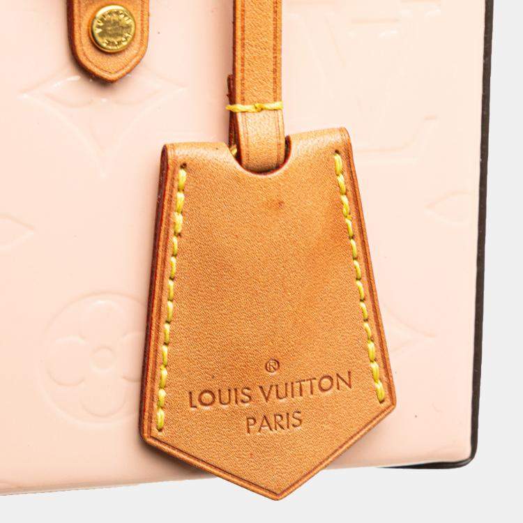 Pre Owned Louis Vuitton Pink Monogram Vernis Bleecker Box Vanity Bag