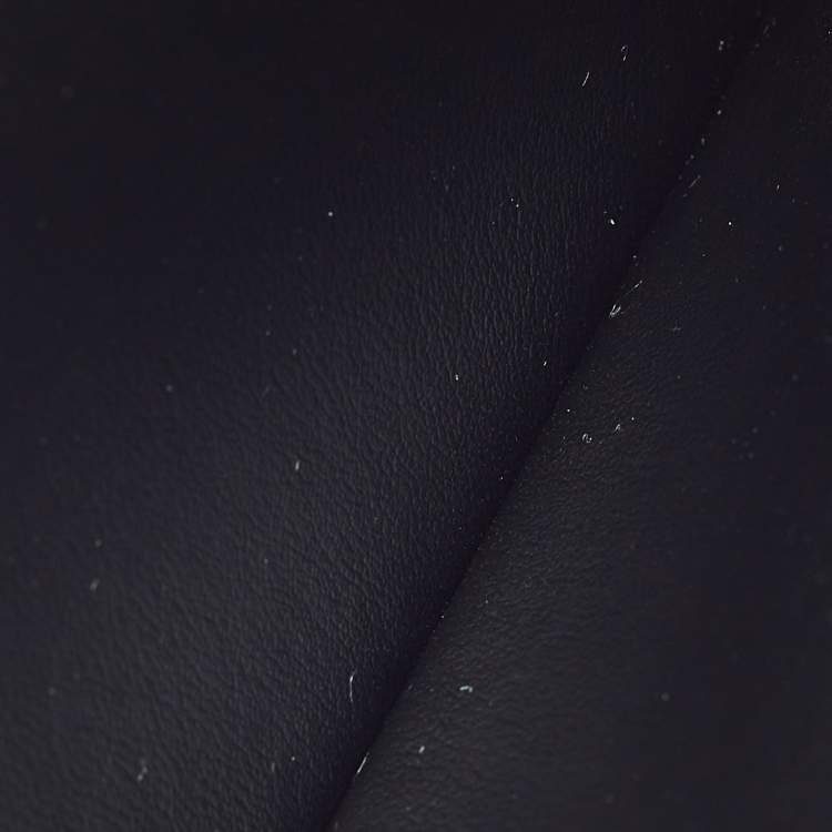 Pre Owned Louis Vuitton Black Monogram Empreinte Leather Zippy Wallet