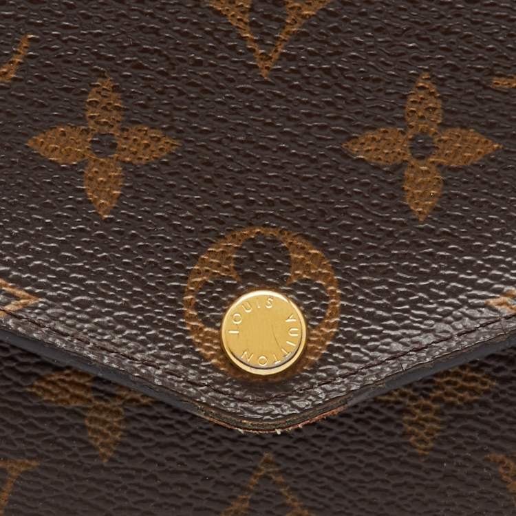 Pre Owned Louis Vuitton Monogram Canvas Sarah Wallet