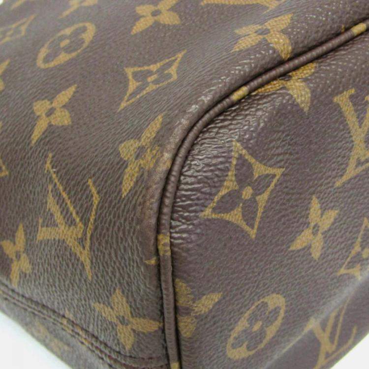 Pre Owned Louis Vuitton Neverfull PM Brown Monogram Coated Canvas Tote Bag