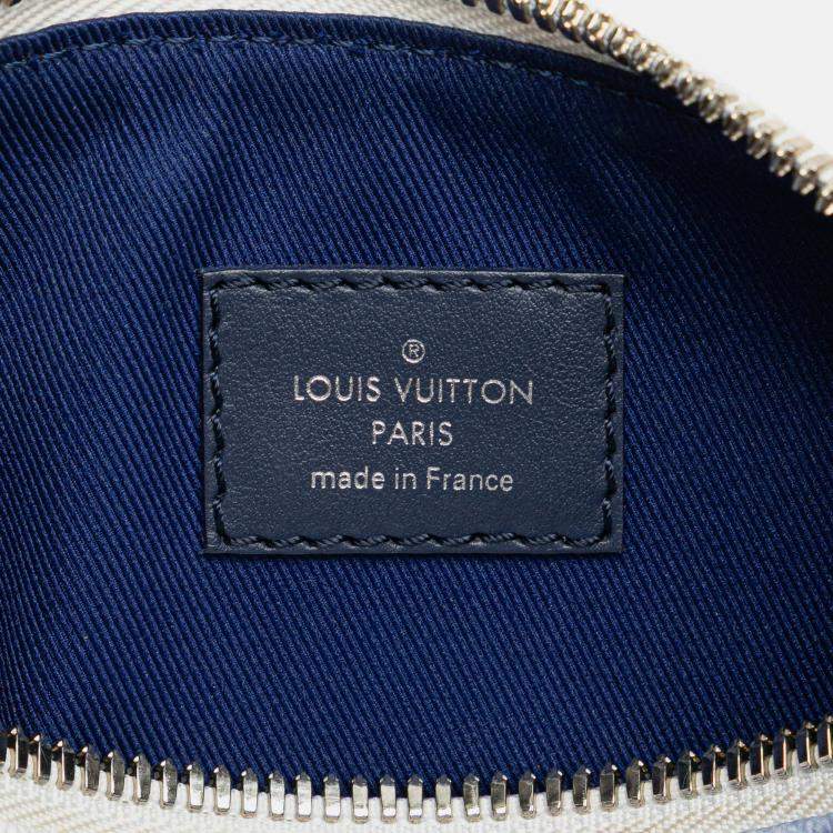 Pre Owned Louis Vuitton White Monogram Watercolor Keepall Bandouliere XS