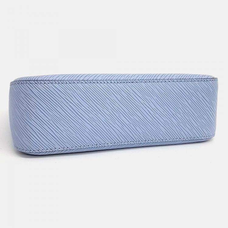 Pre Owned Louis Vuitton Blue Leather Epi Marel Bag