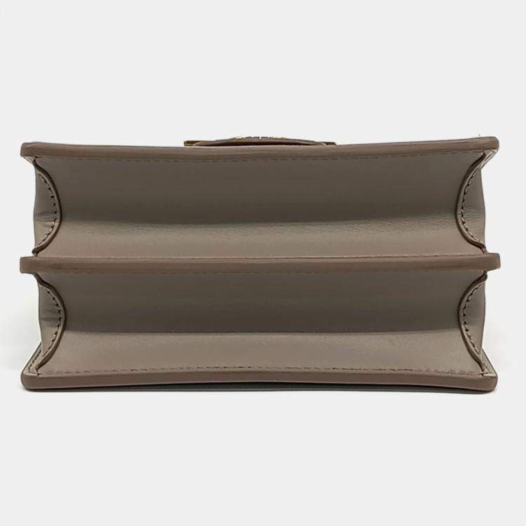 Pre Owned Louis Vuitton Beige Grey Epi Leather Louis Vuitton Beige Grey Leather Epi Mini Dauphine