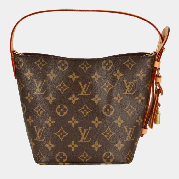 Pre Owned Louis Vuitton All-In BB Brown Monogram Canvas Shoulder Bag