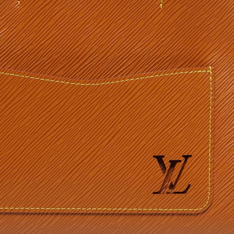 Pre Owned Louis Vuitton Gold Honey Epi Leather Maralle MM Bag