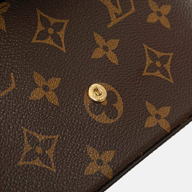 Pre Owned Louis Vuitton Brown Monogram Felicie Strap And Go