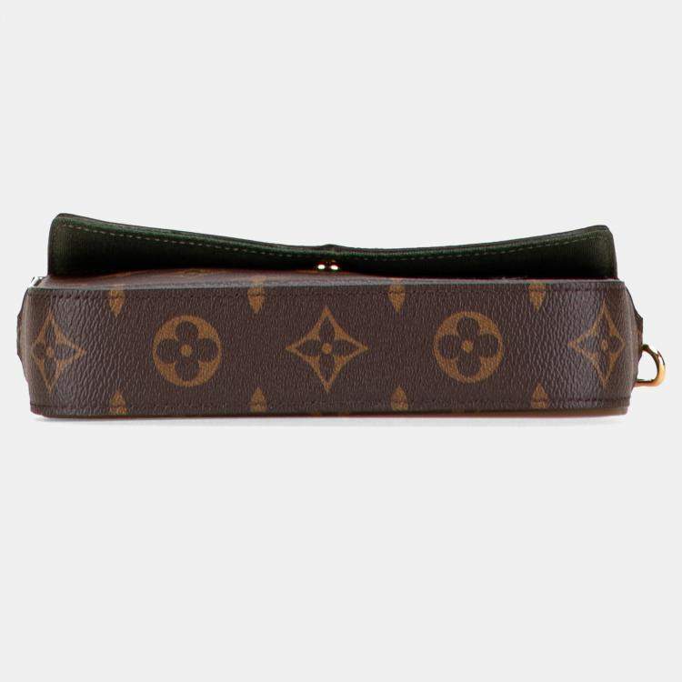 Pre Owned Louis Vuitton Brown Monogram Felicie Strap And Go