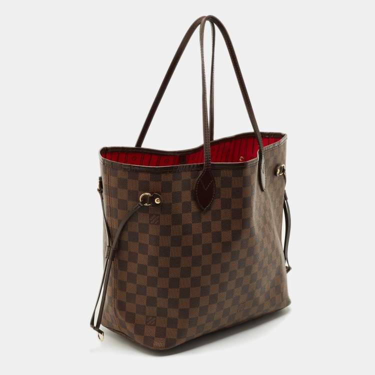 Pre Owned Louis Vuitton Damier Ebene Canvas Neverfull MM Bag