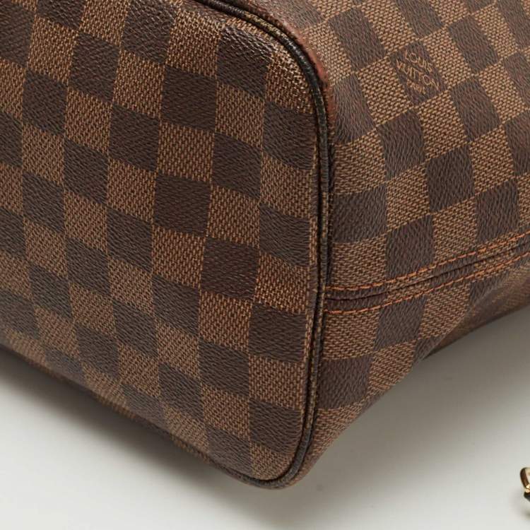 Pre Owned Louis Vuitton Damier Ebene Canvas Neverfull MM Bag