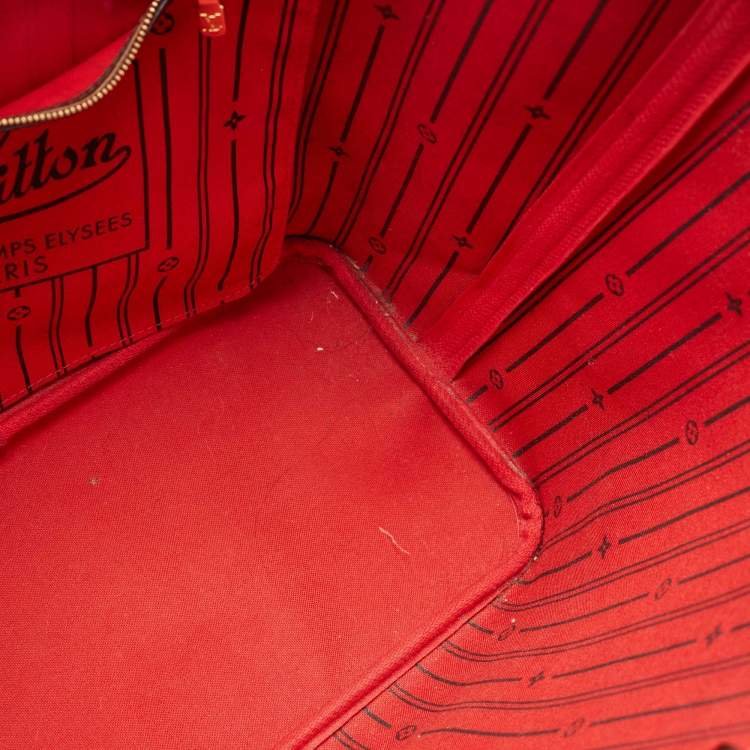Pre Owned Louis Vuitton Damier Ebene Canvas Neverfull MM Bag