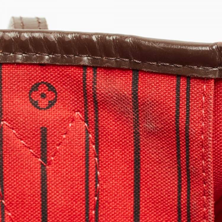 Pre Owned Louis Vuitton Damier Ebene Canvas Neverfull MM Bag