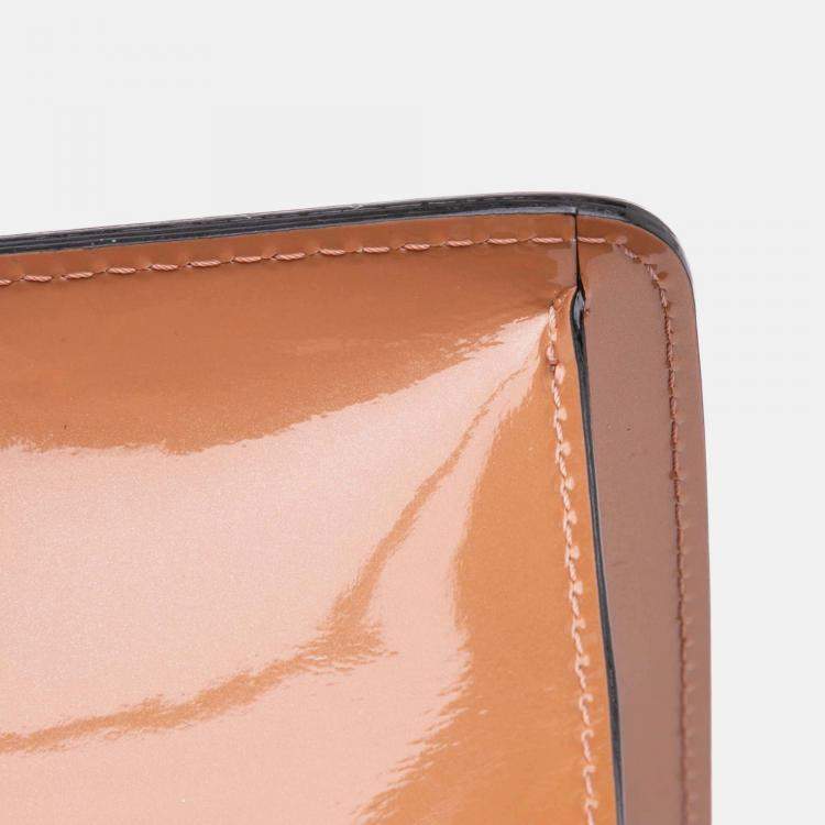 Pre Owned Louis Vuitton Brown Monogram Vernis Deesse PM