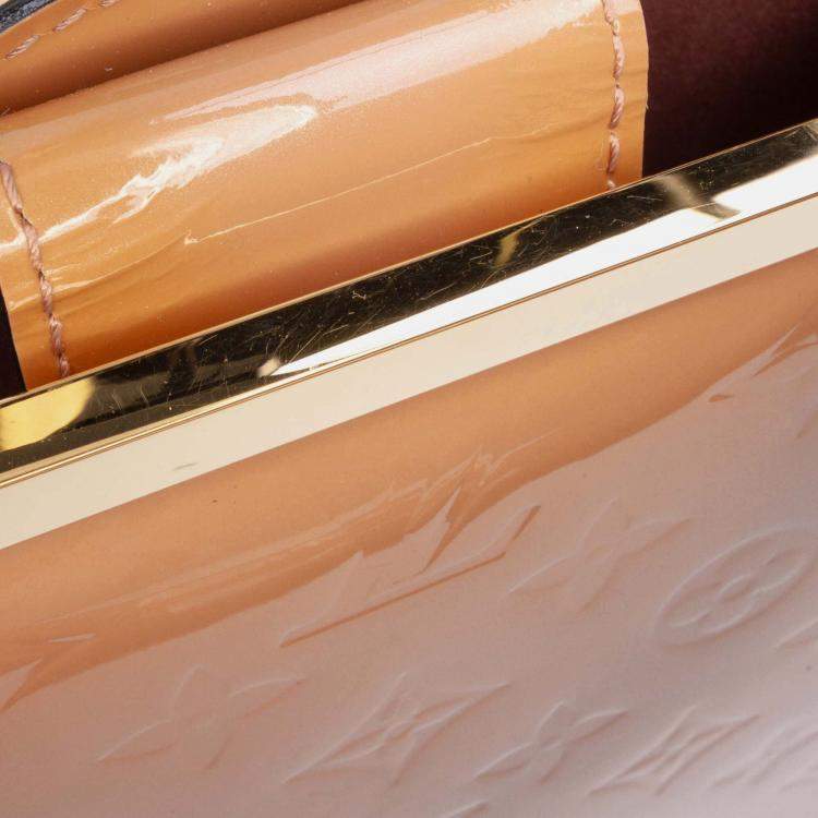 Pre Owned Louis Vuitton Brown Monogram Vernis Deesse PM