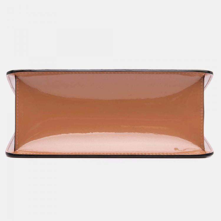 Pre Owned Louis Vuitton Brown Monogram Vernis Deesse PM