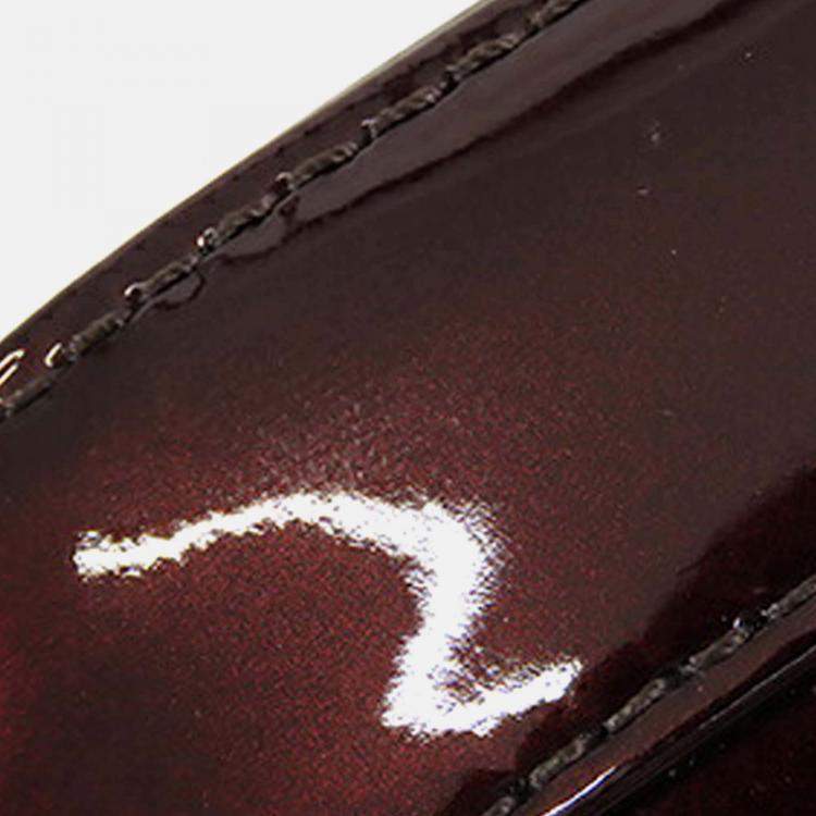 Pre Owned Louis Vuitton Purple Monogram Vernis Alma PM