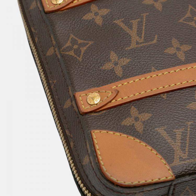 Pre Owned Louis Vuitton Brown Monogram Soft Trunk Messenger PM