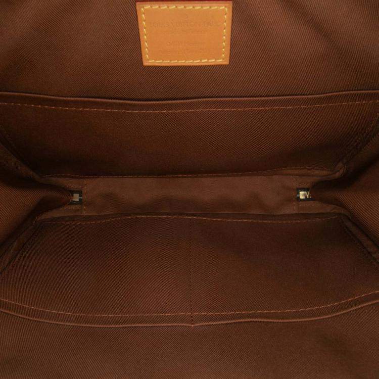 Pre Owned Louis Vuitton Brown Monogram Soft Trunk Messenger PM