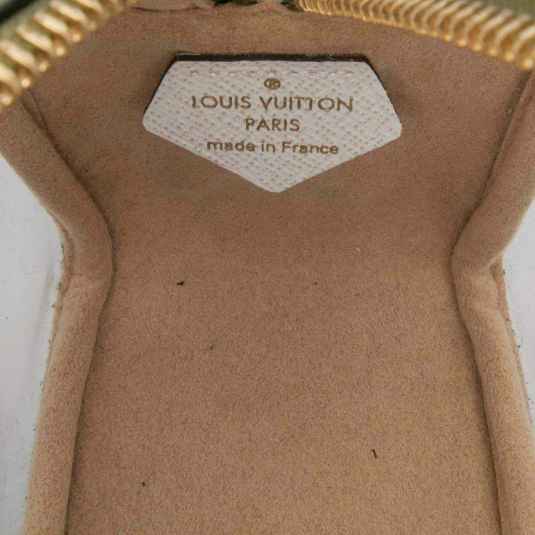 Pre Owned Louis Vuitton Green Monogram Giant Jungle Beach Pouch