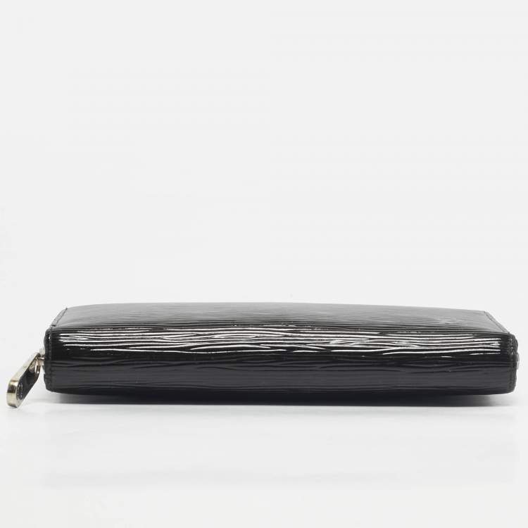 Pre Owned Louis Vuitton Black Electric Epi Leather Zippy Wallet