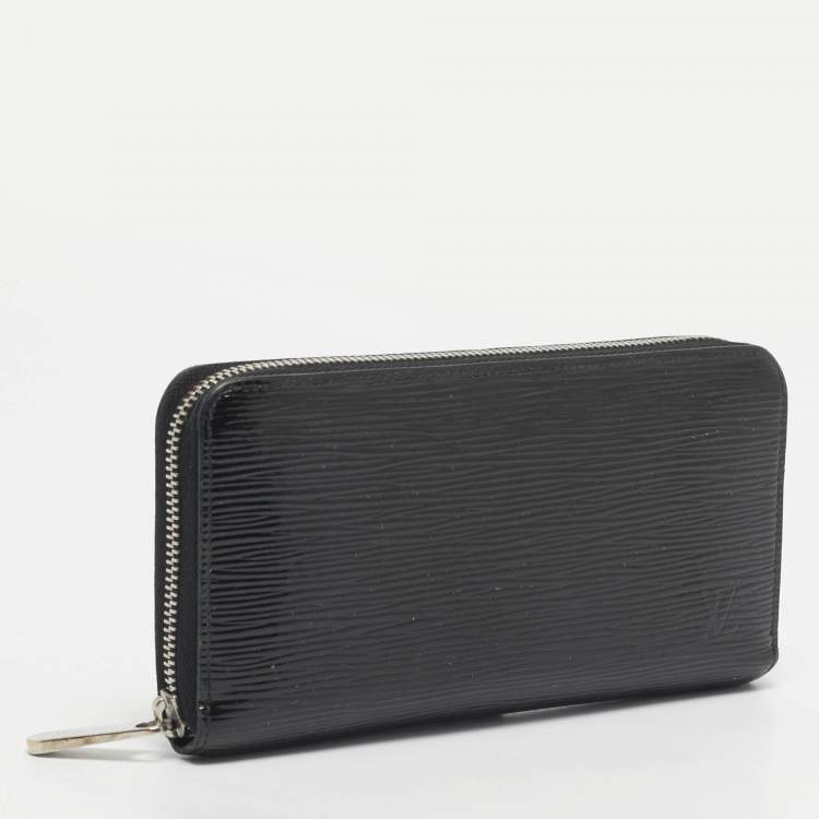 Pre Owned Louis Vuitton Black Electric Epi Leather Zippy Wallet