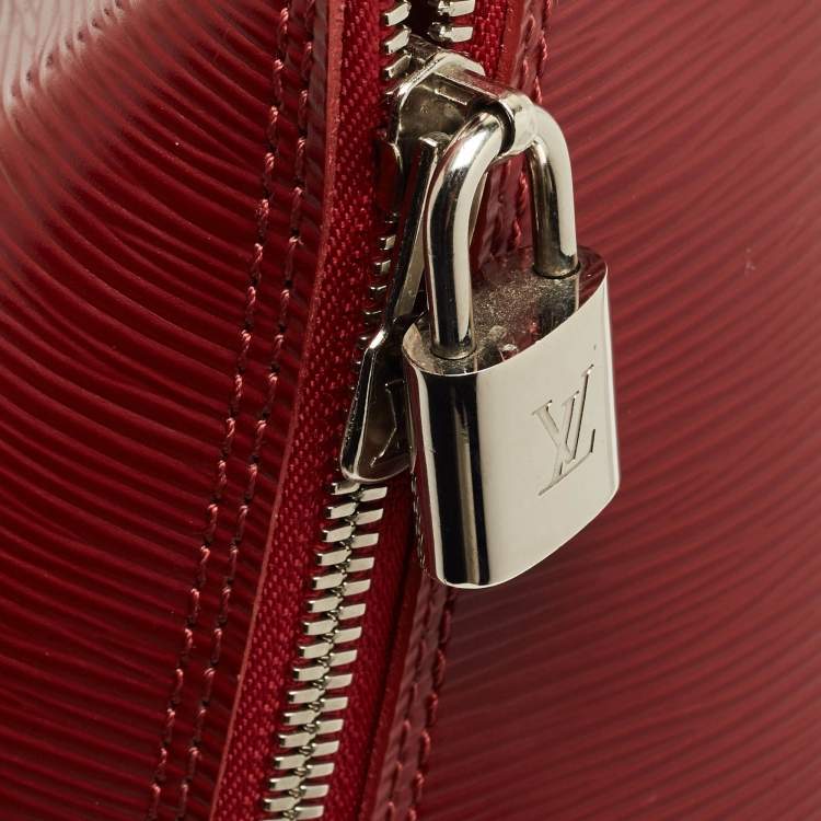 Pre Owned Louis Vuitton Rubis Epi Leather Alma GM Bag