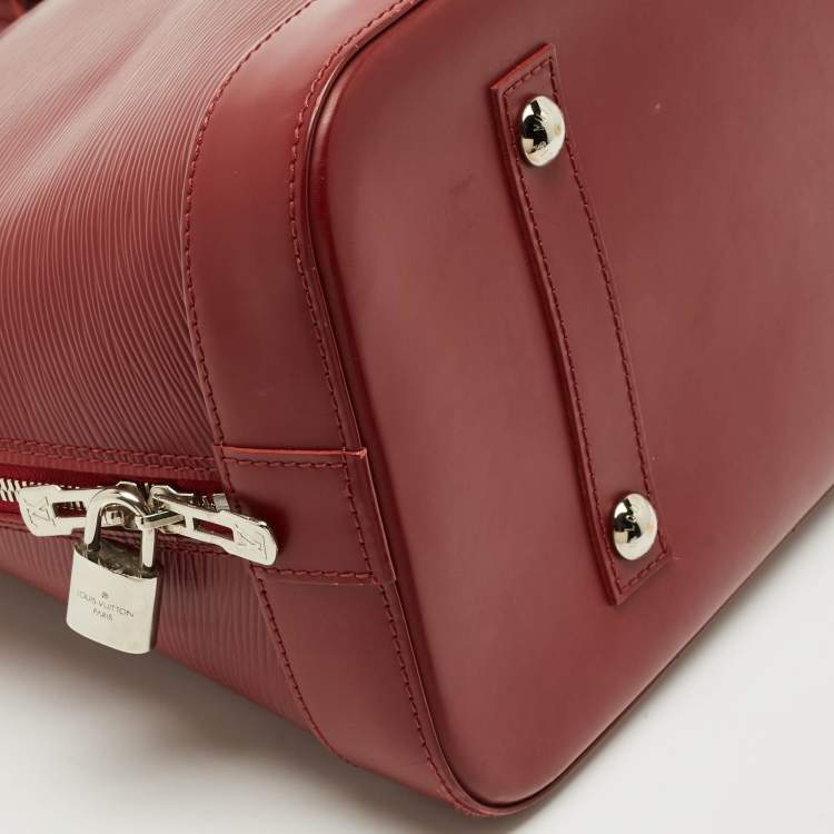 Pre Owned Louis Vuitton Rubis Epi Leather Alma GM Bag