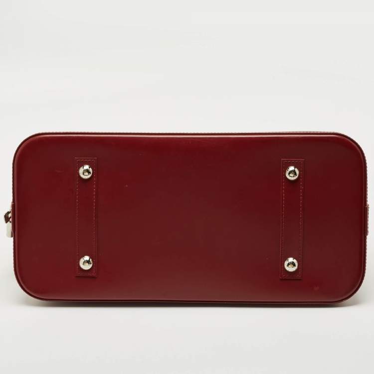Pre Owned Louis Vuitton Rubis Epi Leather Alma GM Bag