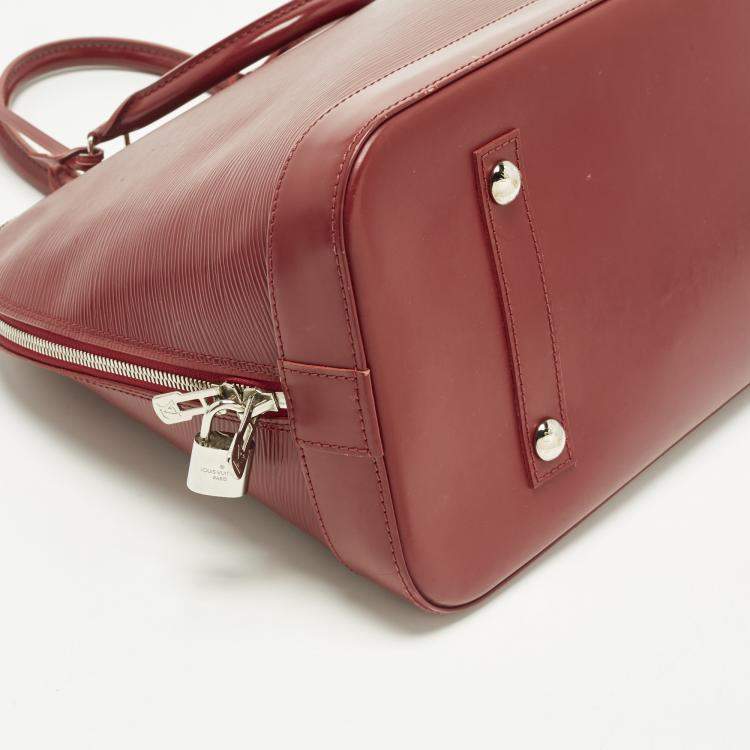 Pre Owned Louis Vuitton Rubis Epi Leather Alma GM Bag