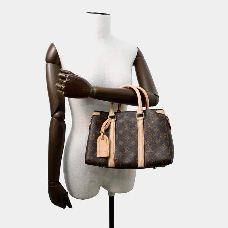 Pre Owned Louis Vuitton Soufflot BB Brown Monogram Handbag