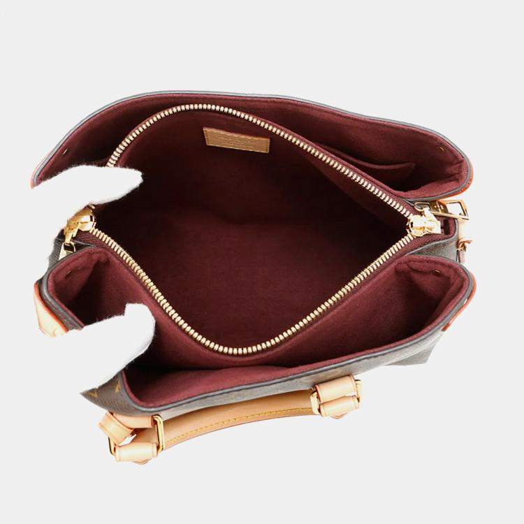 Pre Owned Louis Vuitton Soufflot BB Brown Monogram Handbag