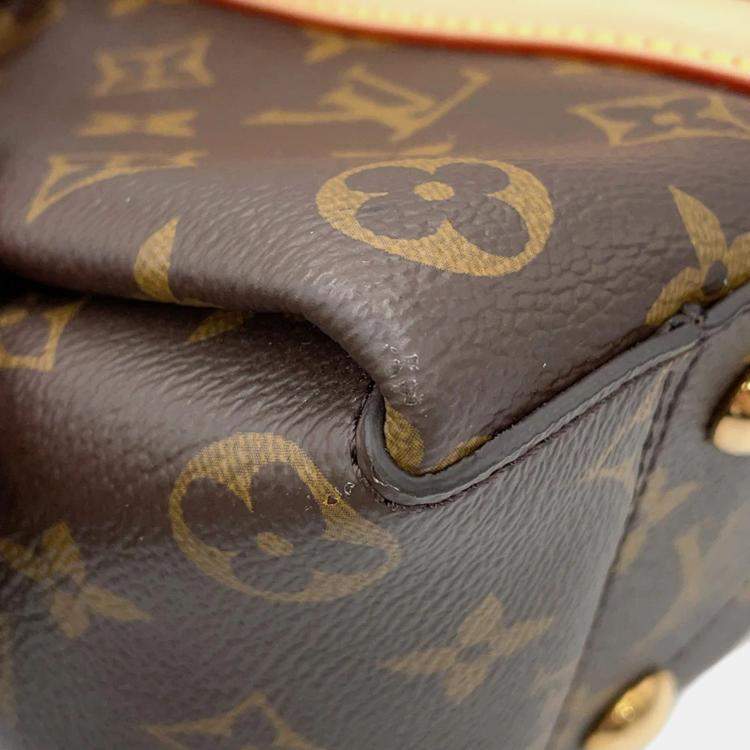 Pre Owned Louis Vuitton Soufflot BB Brown Monogram Handbag