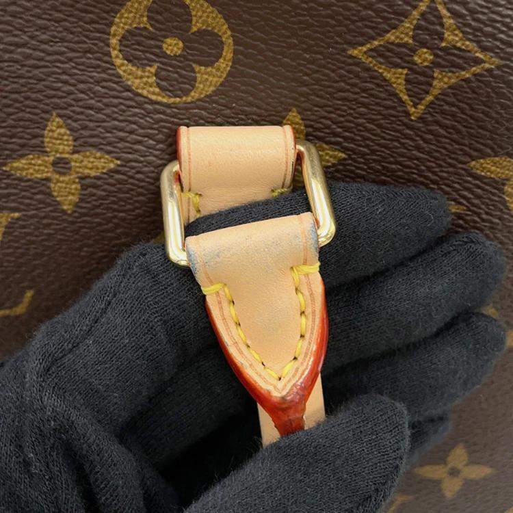 Pre Owned Louis Vuitton Soufflot BB Brown Monogram Handbag