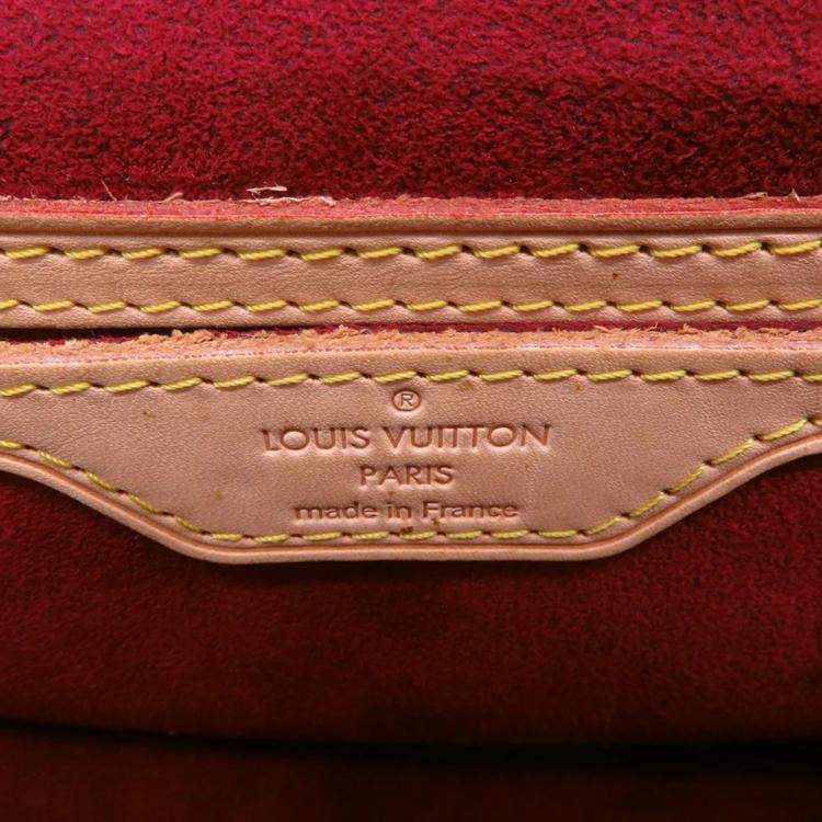 Pre Owned Louis Vuitton Marilyn Blanc Red Multicolor Monogram Shoulder Bag