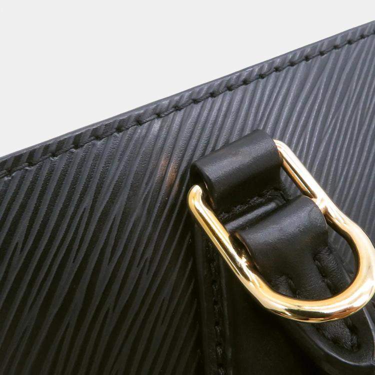 مملوكة مسبقًا Louis Vuitton Sac Plat BB Noir Epi Leather Handbag
