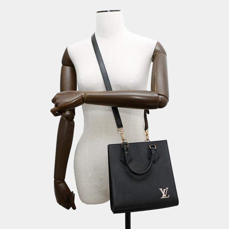 مملوكة مسبقًا Louis Vuitton Sac Plat BB Noir Epi Leather Handbag